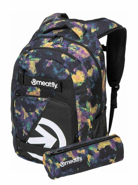 Meatfly Meatfly hátizsák Exile Dark Aquarel 24 L + TOLLTARTÓ | Térfogat 24 L