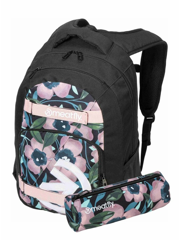 Meatfly Meatfly hátizsák Exile Pink Flowers 24 L + TOLLTARTÓ | Térfogat 24 L