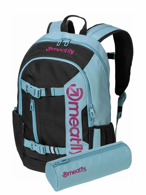 Meatfly Meatfly hátizsák Basejumper Aqua / Pink 22 L + TOLLTARTÓ | Térfogat 22 L