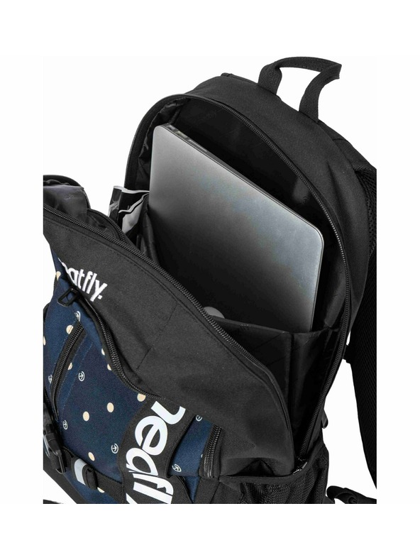 Meatfly Meatfly hátizsák Basejumper Yellow Dots 22 L + TOLLTARTÓ | Sárga | Térfogat 22 L