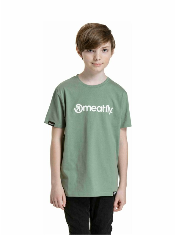 Meatfly Meatfly gyerek póló Bart Olive | Zöld