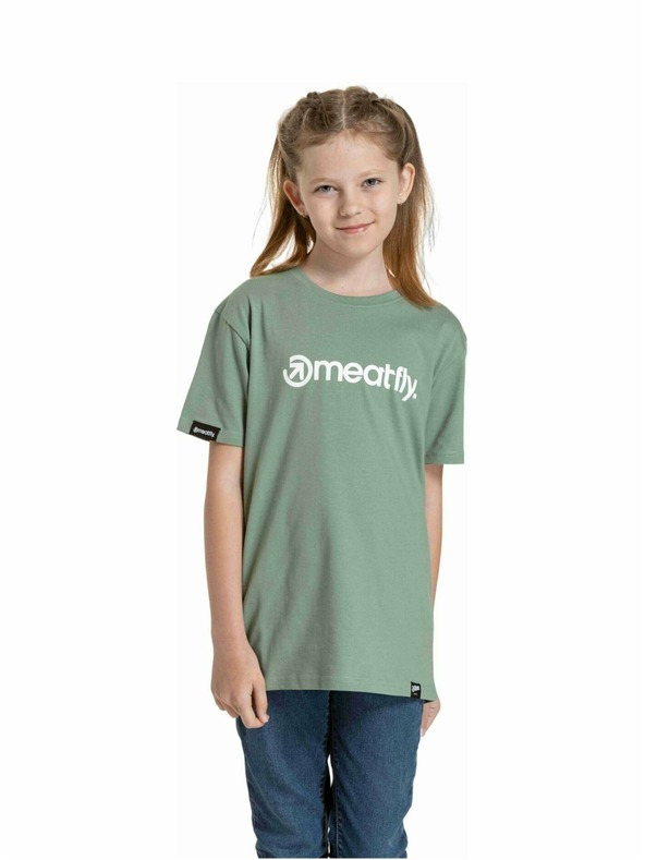 Meatfly Meatfly gyerek póló Bart Olive | Zöld