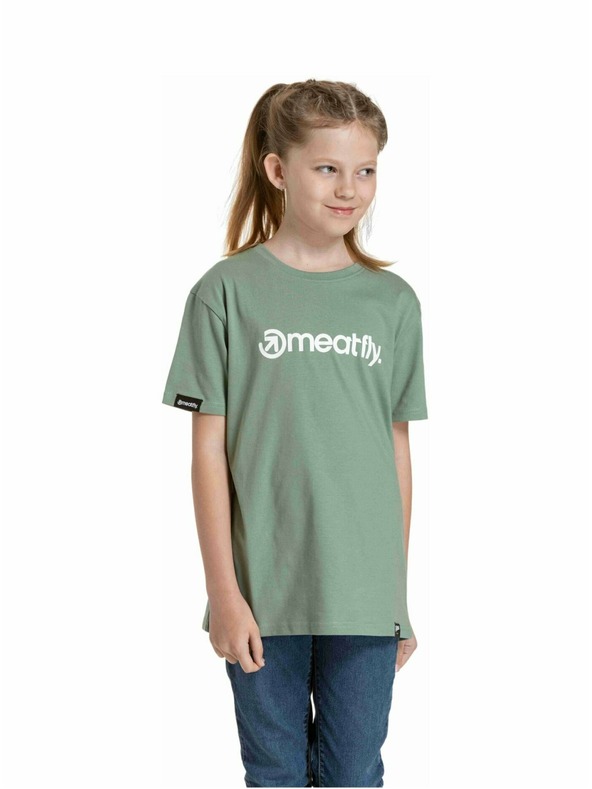 Meatfly Meatfly gyerek póló Bart Olive | Zöld