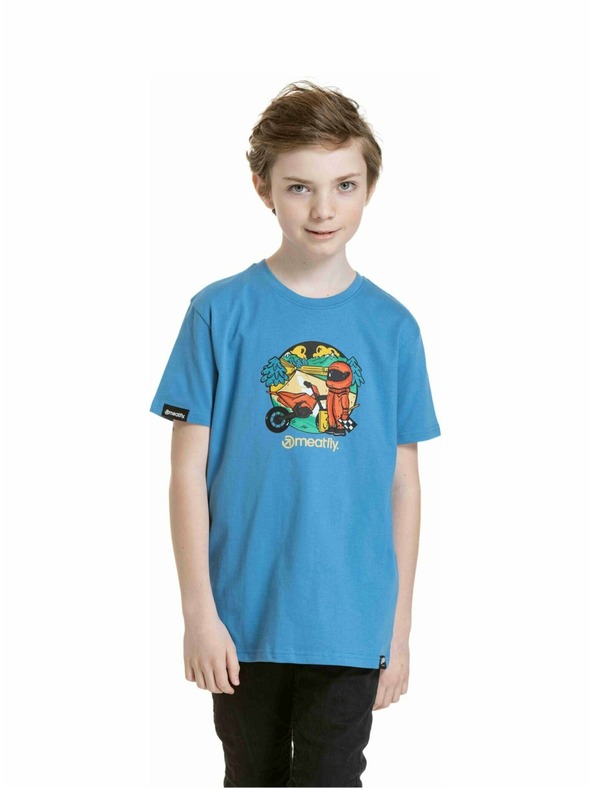 Meatfly Meatfly gyerek póló Moto Blue | Kék