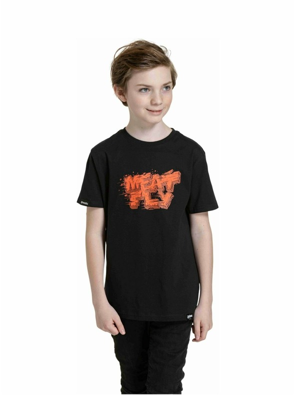 Meatfly Meatfly gyerek póló Rock Black | Fekete