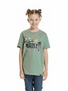 Meatfly Meatfly gyerek póló Skejters Olive | Zöld