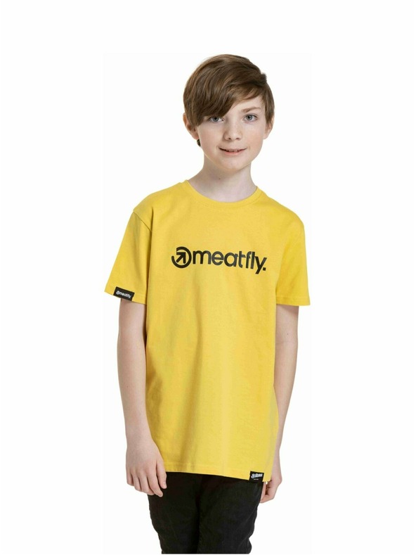 Meatfly Meatfly gyerek póló Bart Vanilla | Sárga
