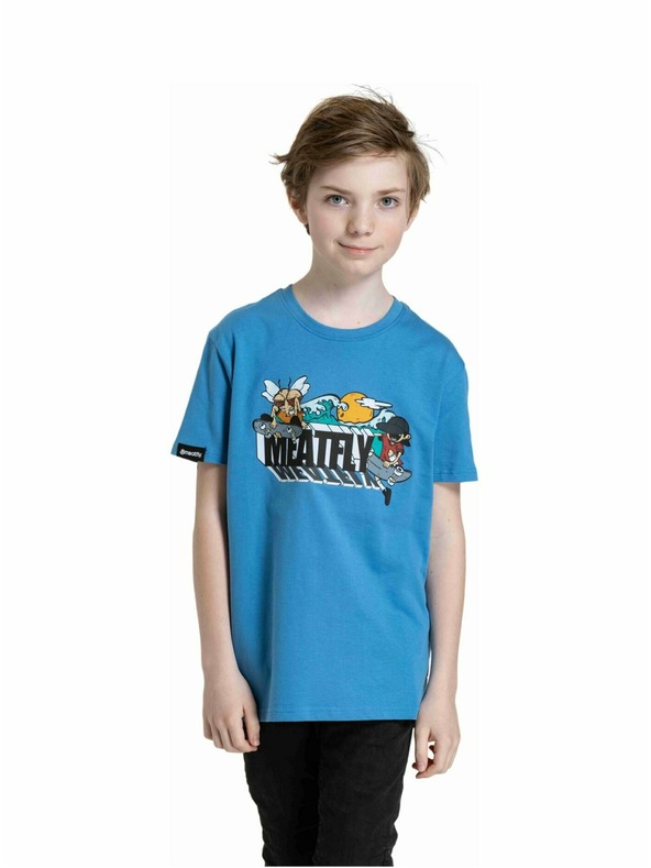 Meatfly Meatfly gyerek póló Skejters Blue | Kék