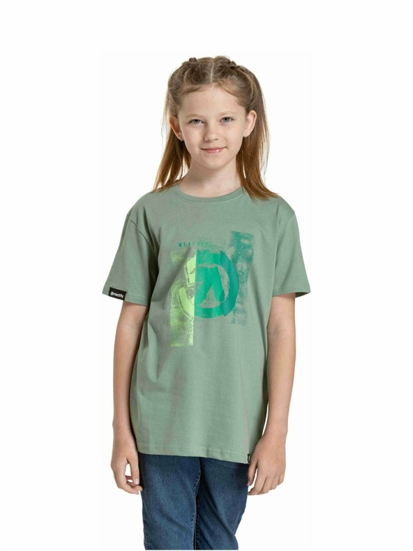 Meatfly Meatfly gyerek póló Artee Olive | Zöld