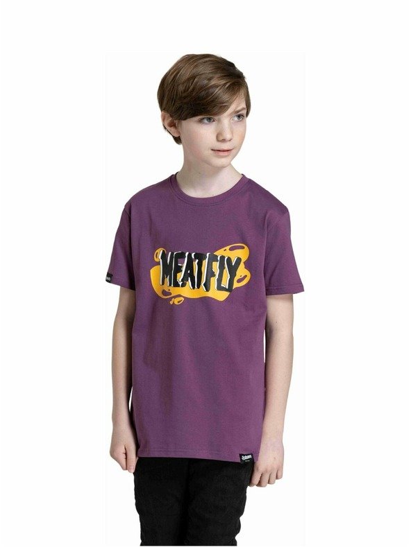 Meatfly Meatfly gyerek póló Fleck Lila