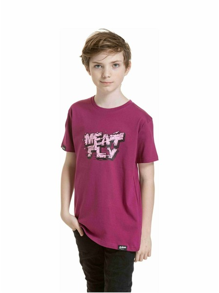 Meatfly Meatfly gyerek póló Rock Magenta | Rózsaszín