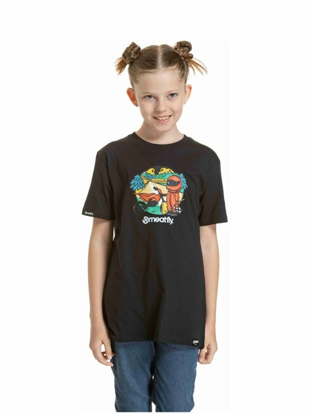 Meatfly Meatfly gyerek póló Moto Fekete | Fekete