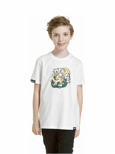 Meatfly Meatfly gyerek póló Dino Fehér
