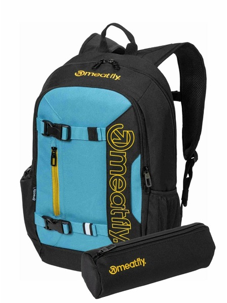 Meatfly Meatfly hátizsák Basejumper Sky Blue / Yellow 22 L + TOLLTARTÓ | Térfogat 22 L