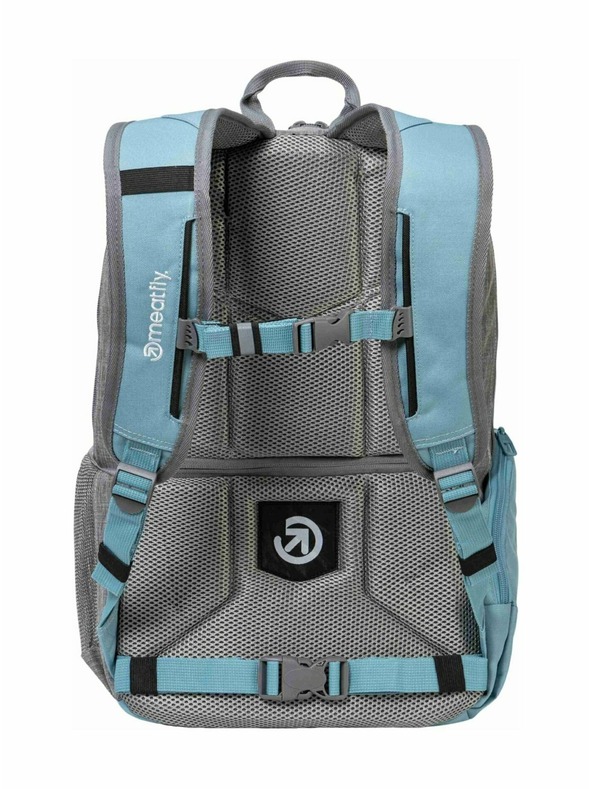 Meatfly Meatfly hátizsák Basejumper Grey Heather / Aqua 22 L + TOLLTARTÓ | Szürke | Térfogat 22 L