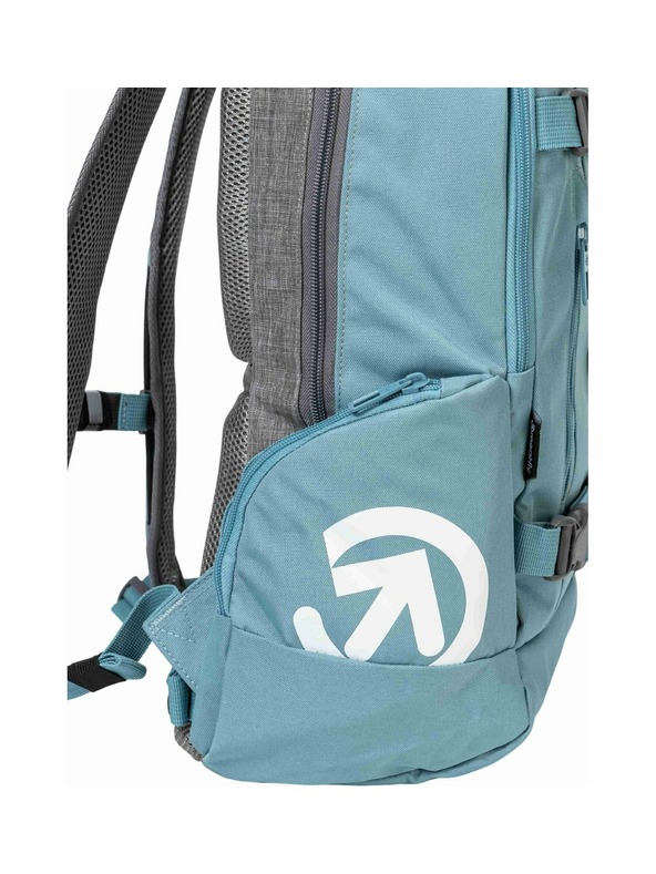 Meatfly Meatfly hátizsák Basejumper Grey Heather / Aqua 22 L + TOLLTARTÓ | Szürke | Térfogat 22 L