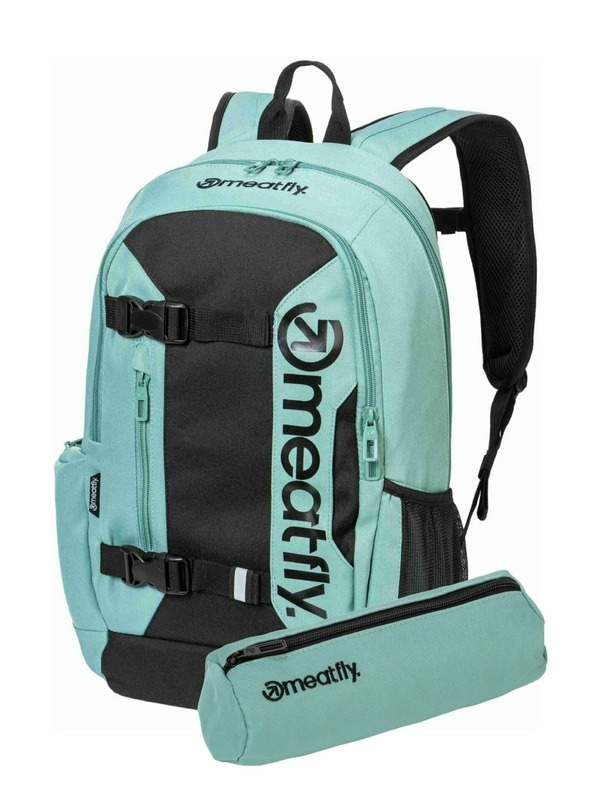 Meatfly Meatfly hátizsák Basejumper Sea Green 22 L + TOLLTARTÓ | Térfogat 22 L
