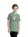 Meatfly Meatfly gyerek póló Dino Olíva | Zöld