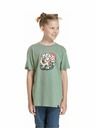 Meatfly Meatfly gyerek póló Dino Olíva | Zöld