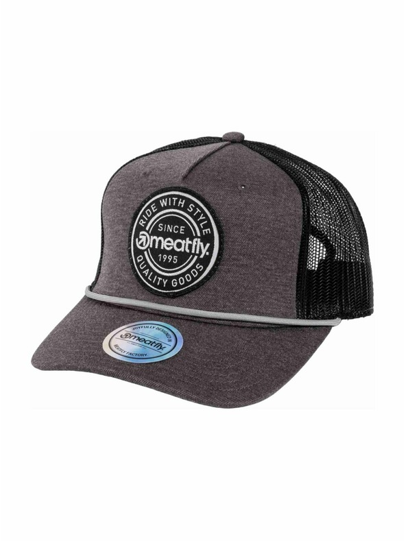 Meatfly Meatfly baseball sapka Corey Trucker Szürke Label | Fekete |