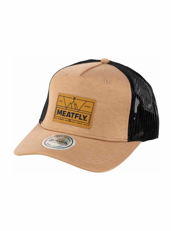 Meatfly Meatfly baseball sapka Corey Trucker Bézs Live | Fekete |