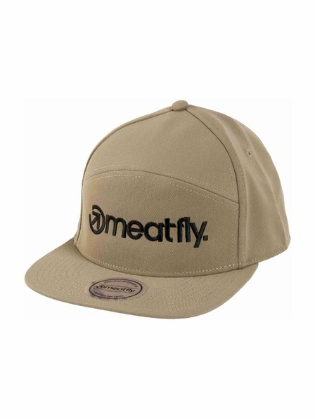 Meatfly Meatfly baseball sapka Creeper 6 Panel Snapback Olive / Fekete Logo | Fekete | Méret