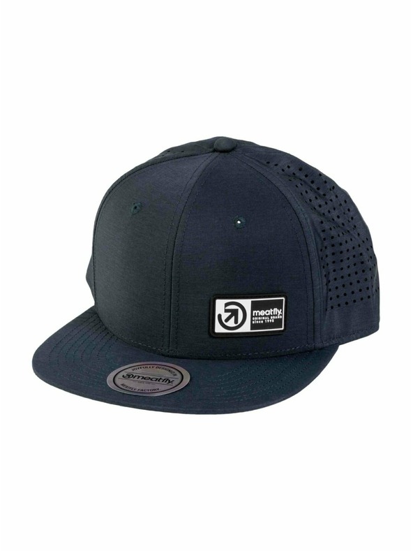 Meatfly Meatfly baseball sapka Nylan Perfor Snapback Petrol Brand | Kék |