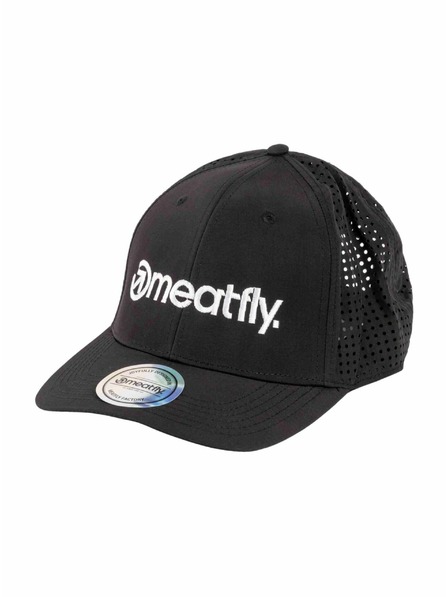 Meatfly Meatfly baseball sapka Nollie Perfor Cap Fekete / Fehér Logo | Fekete | Méret