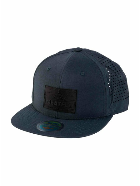 Meatfly Meatfly baseball sapka Nylan Perfor Snapback Petrol Live | Kék |