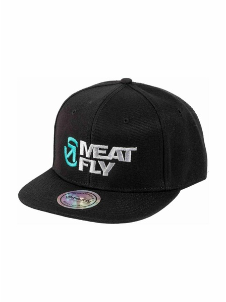 Meatfly Meatfly baseball sapka Ness Snapback Fekete / Szürke Revital | Fekete | Méret