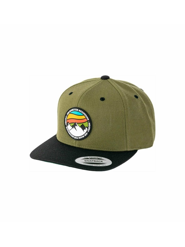 Meatfly Meatfly baseball sapka Flanker Snapback Red Mountain/Olive/Black