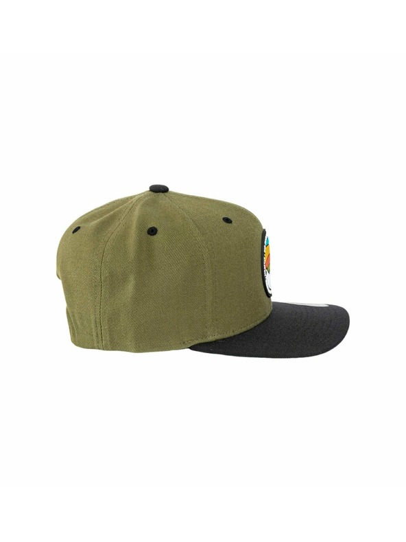 Meatfly Meatfly baseball sapka Flanker Snapback Red Mountain/Olive/Black