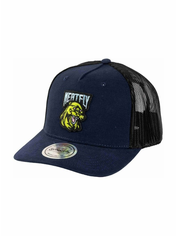 Meatfly Meatfly baseball sapka Hawkye Trucker Navy Blue Panther | Kék |