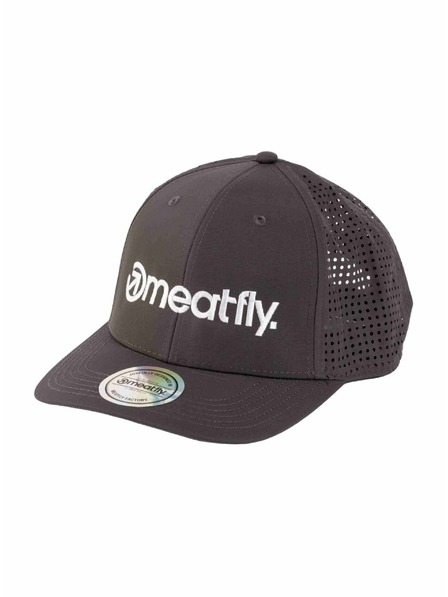 Meatfly Meatfly baseball sapka Nollie Perfor Cap Szürke / Fehér Logo | Szürke | Méret
