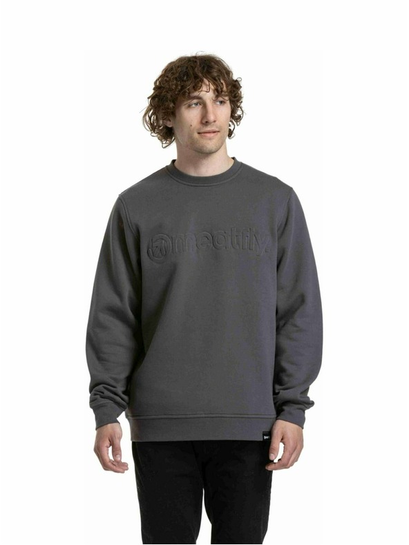 Meatfly Meatfly férfi pulóver Luke Sötétszürke | Szürke |