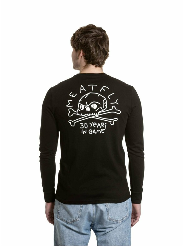 Meatfly Meatfly férfi hosszú ujjú póló Judgement 30 Black