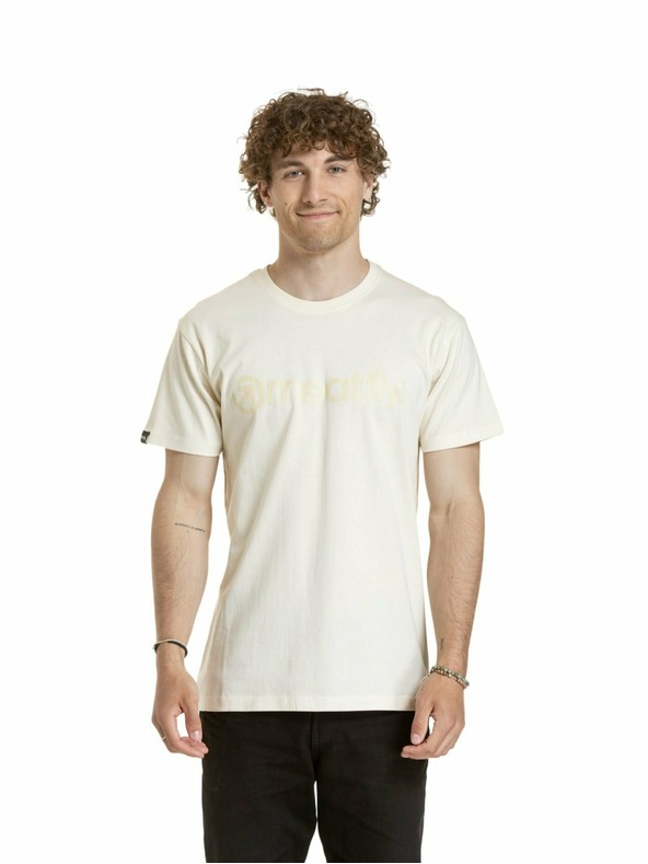 Meatfly Meatfly férfi póló MF Logo Blanc