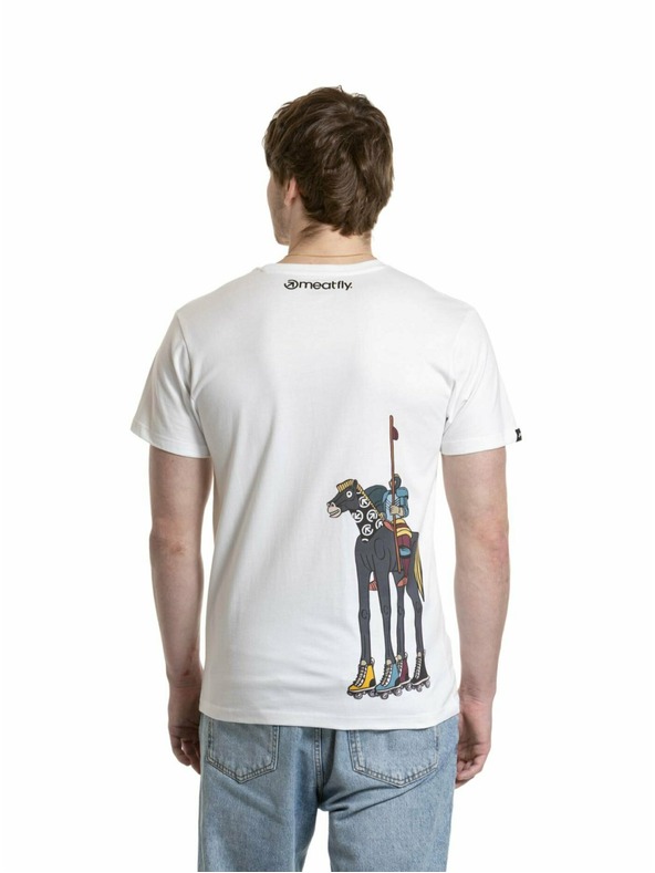 Meatfly Meatfly férfi póló Horse White