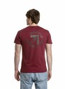 Meatfly Meatfly férfi póló Arrow Dark Wine | Piros