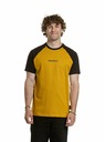 Meatfly Meatfly férfi póló Ozzy Raglan Mustard / Black