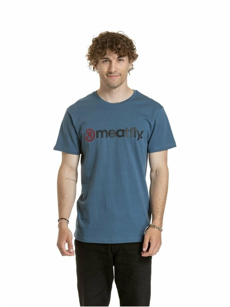 Meatfly Meatfly férfi póló Joe Sötét Pala | Szürke