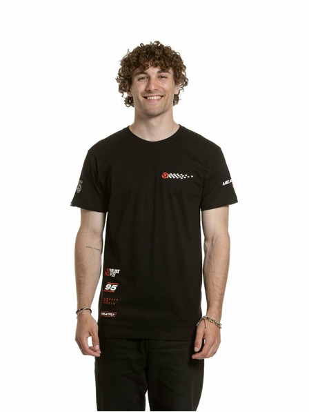 Meatfly Meatfly férfi póló Furious Fekete