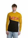 Meatfly Meatfly férfi hosszú ujjú póló Judgement Racing Mustár