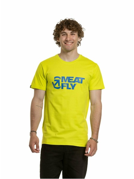 Meatfly Meatfly férfi póló Revital Biztonsági Sárga