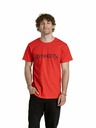 Meatfly Meatfly férfi póló Csíkos Logo Élénkpiros | Piros