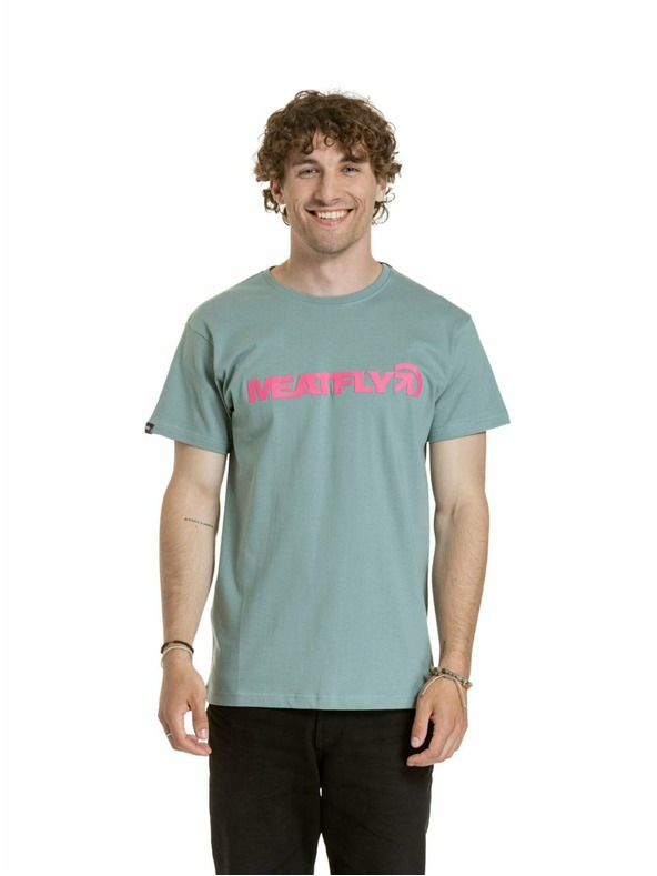 Meatfly Meatfly férfi póló Logex Poros Menta