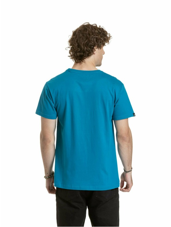 Meatfly Meatfly férfi póló MF Logo Funky Blue