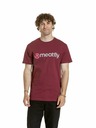 Meatfly Meatfly férfi póló Joe Dark Wine | Piros
