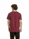 Meatfly Meatfly férfi póló Joe Dark Wine | Piros