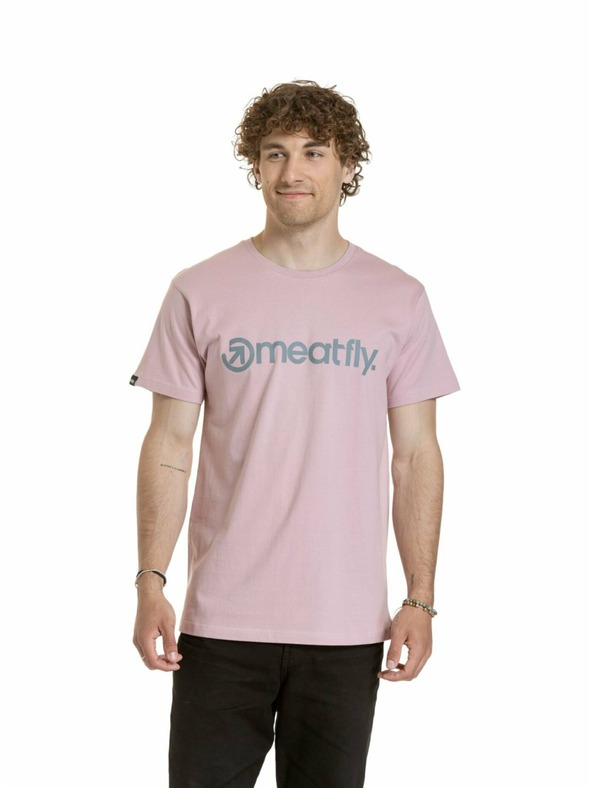 Meatfly Meatfly férfi póló MF Logo Mulberry